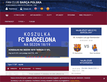 Tablet Screenshot of fcbp.pl